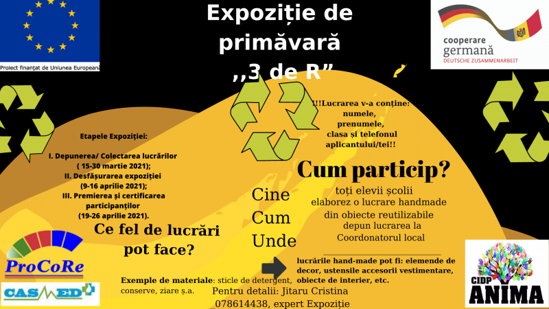 Lansarea Expoziției de primăvară ”3deR” în Crișcăuți/Bocani/Bălășești