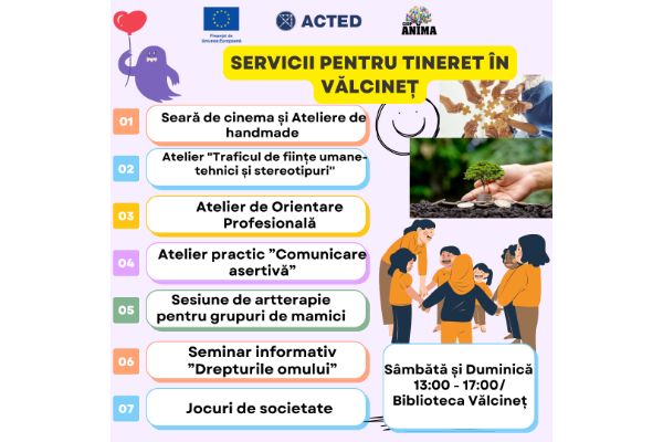 NEW!!! Spațiu de socializare și dezvoltare personală pentru tinerii din Vălcineț, raionul Ocnița