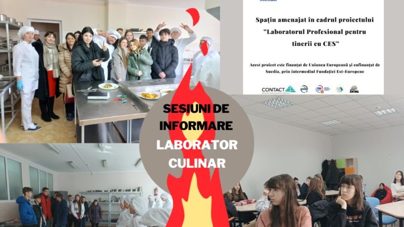 Laborator (culinar) profesional pentru tinerii cu CES