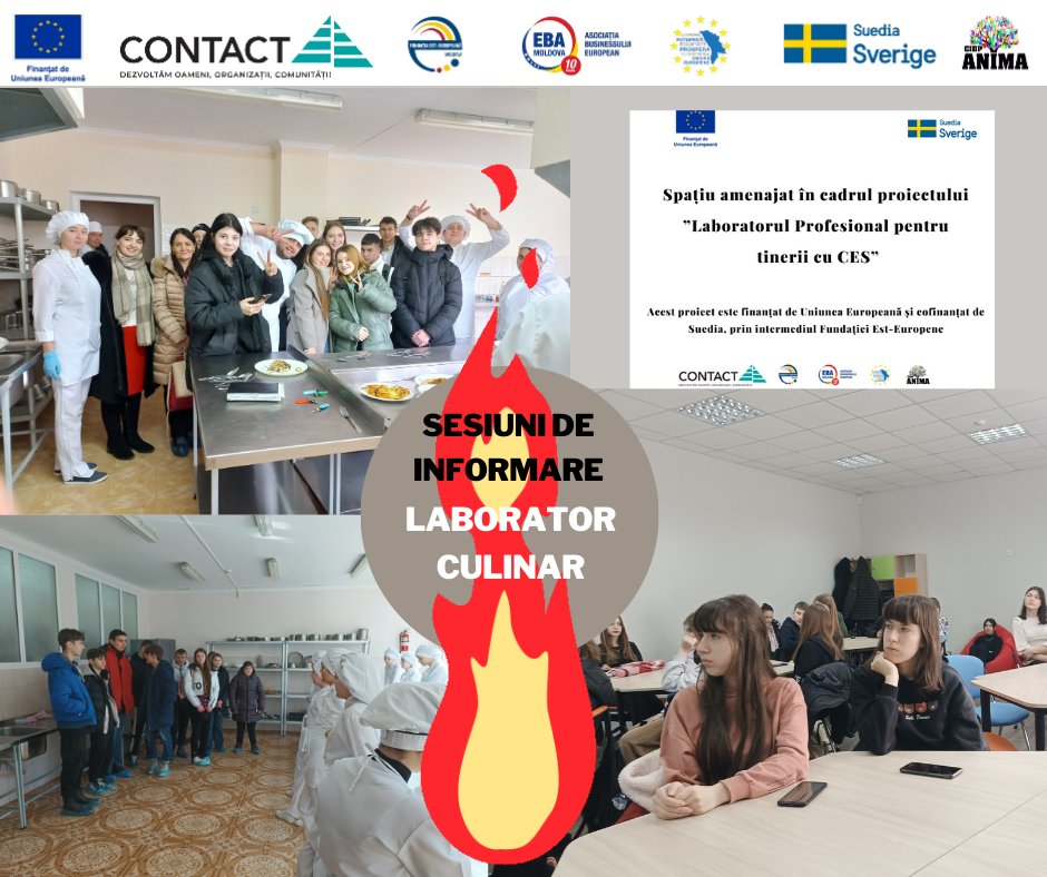 Laborator (culinar) profesional pentru tinerii cu CES