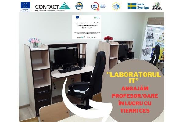 Angajăm Profesor/oare în lucru cu tinerii CES