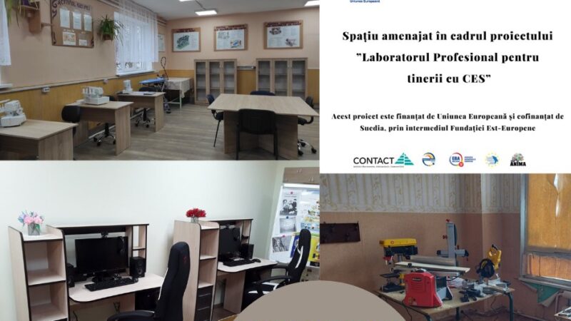 Laborator profesional pentru tinerii cu CES