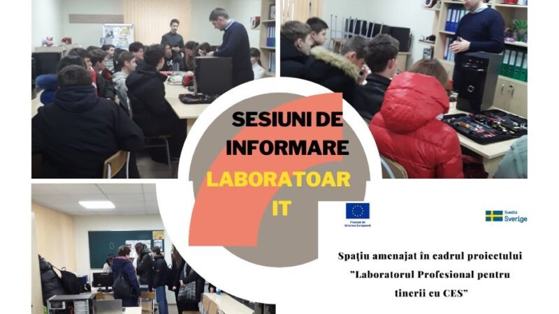 LABORATOR (IT ȘI TÎMPLĂRIE) PROFESIONAL PENTRU TINERII CU CES