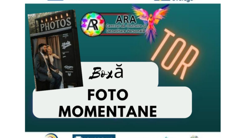 Concurs de selectare a unui agent economic pentru livrarea unei Boxe de fotografii momentane
