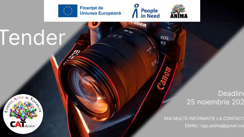 Concurs de selectare a unui agent economic Cameră Foto-Video și lap top