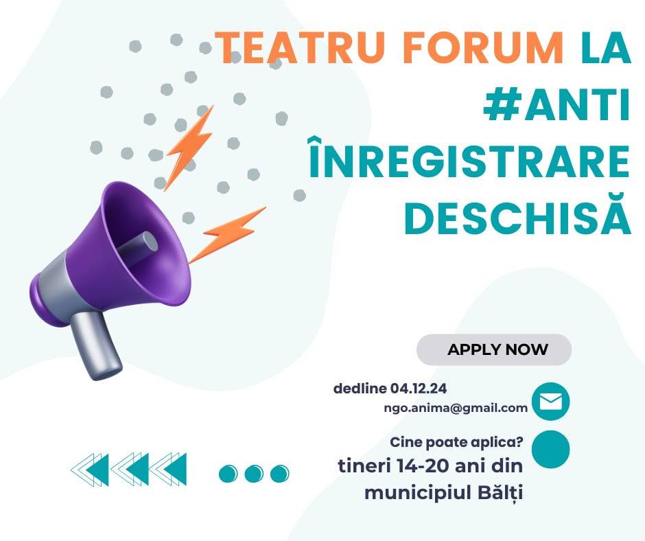 (Română) Formular de înregistrare la teatru forum