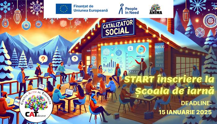 (Română) Lansarea „Școlii de Iarnă pentru Tineri – CATalizator social”