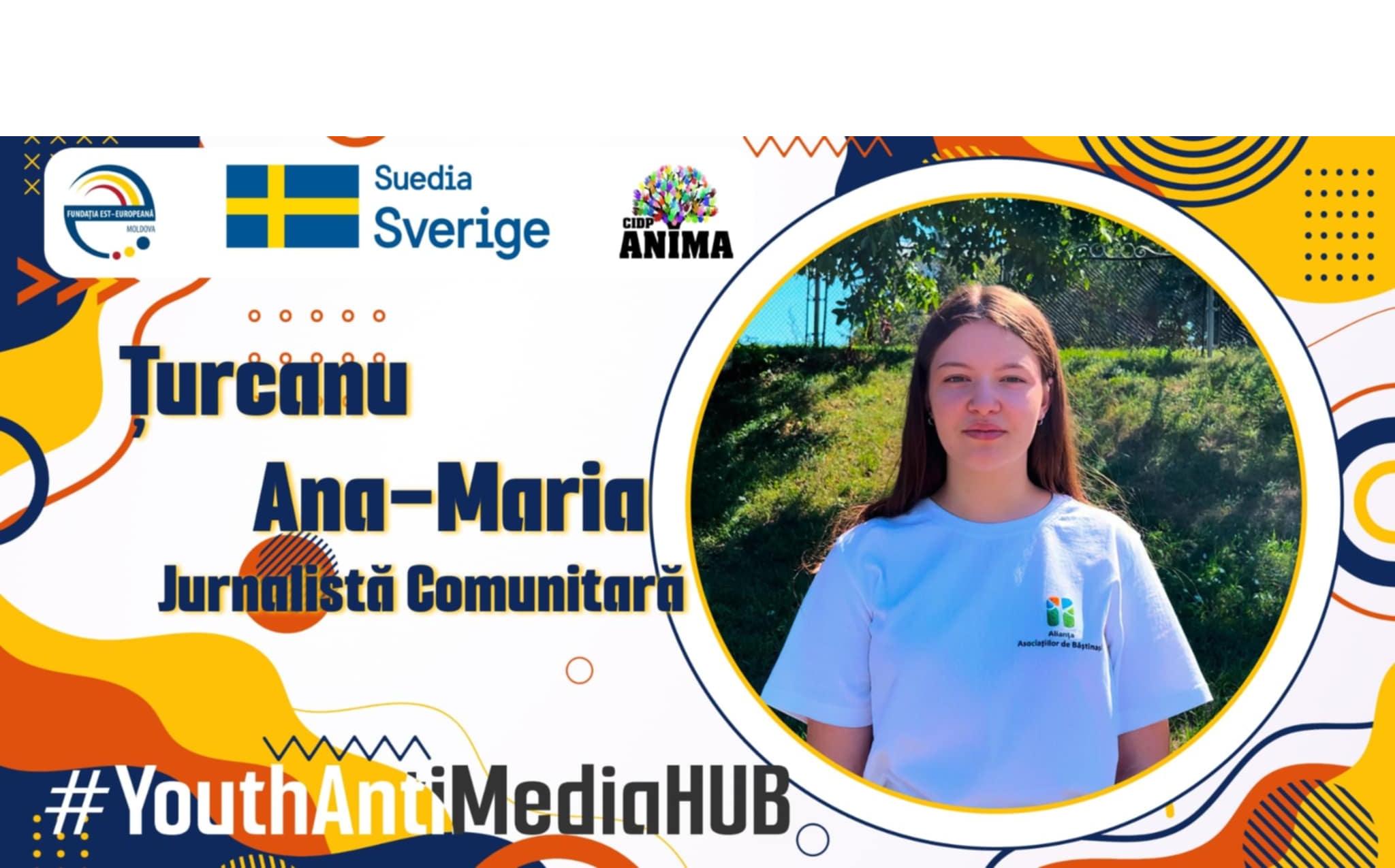 Ana-Maria Turcanu: Vocea comunității din satul Pelinia