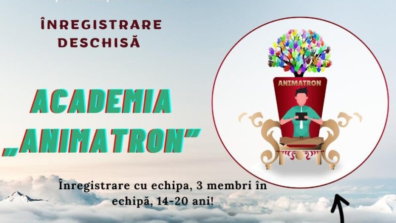 Academia AnimaTron – Program național de formare pentru cetățenie activă și transformare comunitară