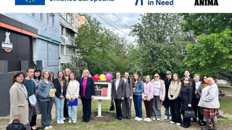 CATalizator social 2025 la Florești cu Biblioteca stradală în premieră